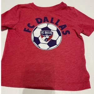 MLS FC Dallas Soccer Tshirt 12-18M Red